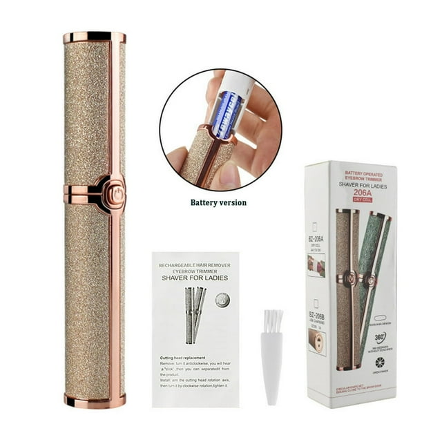 YOPTOP Rouge à Lèvres Électrique pour Sourcils, Tondeuse à Sourcils, Instrument de Rasage Automatique, Facile à Transporter et Facile à Utiliser