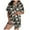 Grey, variant on HNMKIU Women's Summer Shorts Set Casual V Neck Short Sleeve Two Piece Outfit Comfortable Wear Stylish Matching Co Ord Gold,XL