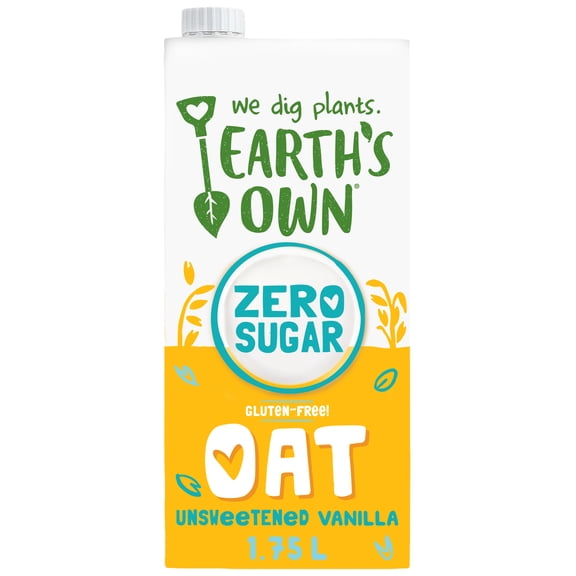 Earth's Own Sans gluten, Boisson à l’avoine Vanille Zéro sucre, 946 ml