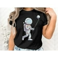 thumbnail image 3 of Funny Golf Player Astronaut Spaceman Space Game Day Gift T-Shirt Astronaut Playing Golf Game in Outer Space Galaxy Men Women Kids Tshirt, 3 of 10