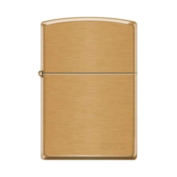 Zippo Lighter - Pipe Lighter With Logo Brushed Brass