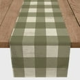 thumbnail image 3 of Creative Products Green Buffalo Check 16 x 72 Cotton Twill Table Runner, 3 of 3