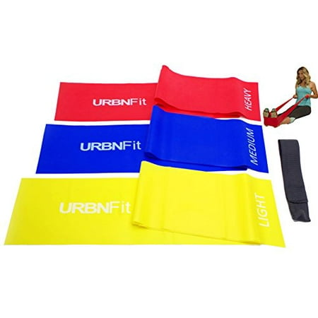 UPC 640626011037 product image for Long Fitness Bands (5 Ft) w/Door Anchor - URBNFit - 3 Pack of Resistance Bands f | upcitemdb.com