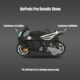 thumbnail image 2 of Unique Case Compatible with AirPods 3(New),Creative Fun 3D Cartoon Motociclo Design AirPods Cover Case Cool Skin Soft Rubber Shockproof Protective Case (AirPods 3, Black), 2 of 15
