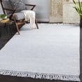 thumbnail image 4 of Hauteloom Walcha Recycled Material Living Room, Bedroom Area Rug - Contemporary - Light Gray, Slate Blue - 2' x 3', 4 of 10