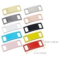 thumbnail image 2 of Toyvian 10Pcs Shoe Charm Buckles in Assorted Color Metal Casual Shoe Accessories, 2 of 7