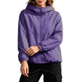 thumbnail image 2 of DYTTDG Women's Lightweight Windproof Hooded Jacket, Full Zip Loose Fit Casual Windbreaker for Hiking, Outdoor and Daily Wear, 2 of 8
