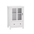 thumbnail image 5 of Dtwnek Single Glass Doors Storage Cabinet with 1 Drawer, 5 of 7