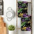 thumbnail image 2 of Iris Jewelry Cat Mardi Gras Kitchen Towels Dish Towels, 18x26 Inch Farmhouse Decoration Hand Towels Set of 2, 2 of 6