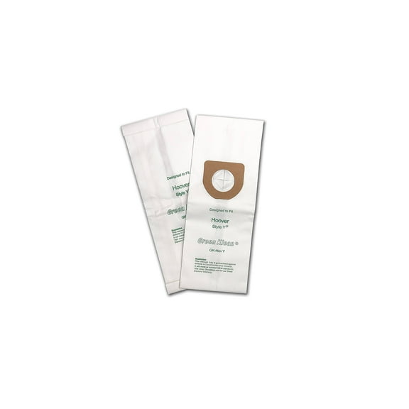 Green Klean Replacement Vacuum Bags Fit Hoover GK-HOVY-P