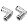 thumbnail image 4 of 2Pcs All-Copper Nickel-Plated Elbow 90 Degree Air Hose Connectors, Pneumatic Quick Hose Fittings, Compression Fittings with 8mm Quick Connect, 4 of 9