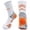 Orange, variant on Xijirk Athletic Crew Socks Cushioned Arch Support Running Sports Socks Size:M