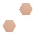 thumbnail image 4 of Matsuzay Utilería fotográfica geométrica 3D, bloque de espuma, adornos de fotografía, decoración del hogar, 1 pieza, hexágono desnudo No.05 2piezas, 4 of 6