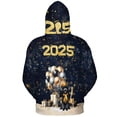 thumbnail image 2 of Happy New Year Poodle Welcome 2025 Balloon Firework Party All Over Print 3D Hoodie Unisex Merch Hoodies Poodles Dog Lover Gifts Idea - 01014, 2 of 6