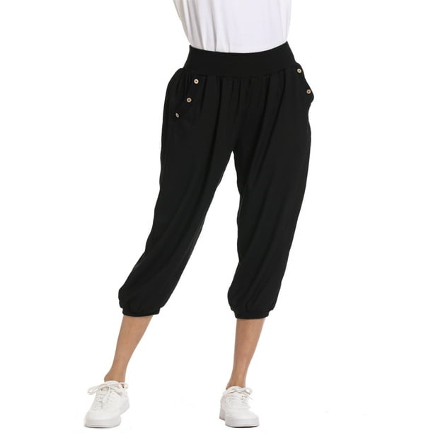 Capri Jogger Pants Womens