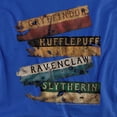 thumbnail image 2 of Harry Potter Burnt Banners Women's T Shirt, Royal, Medium, 2 of 6