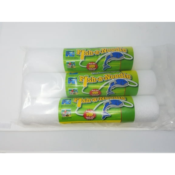 Little Stinker Amazing Pop up Fish Floater Bobber Noodle , White, 3pk Freshwater, Lake