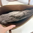 thumbnail image 5 of Coach Womens Outline Signature Zip Tote (Khaki Saddle2), 5 of 7