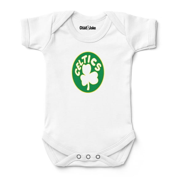 Newborn & Infant Chad & Jake White Boston Celtics Hardwood Classic Bodysuit
