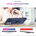 thumbnail image 6 of Asuwish Compatible with Motorola Moto G Power 5G 2023 Phone Case Tempered Glass Screen Protector Slim Magnetic Ring Holder Stand Hybrid Protective Cell Cover for GPower G5 Women Men Blue, 6 of 8