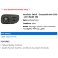 thumbnail image 2 of Headlight Switch - Compatible with 2000 - 2003 Ford F-150 2001 2002, 2 of 2