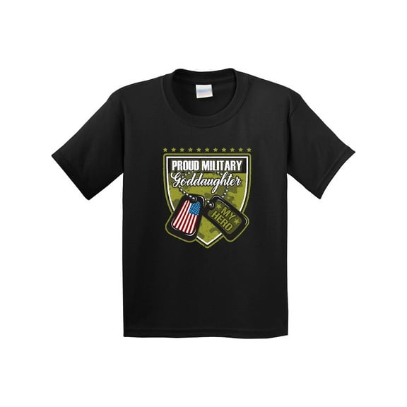 Inktastic Proud Military Goddaughter Youth T-Shirt