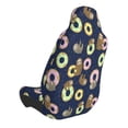 thumbnail image 2 of Wukai Sloth with Donuts Full Set Car Seat Covers with Soft Padding Universal Auto Front Seats Protector and Cushion Mat, 2 of 5