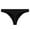 Black, variant on successthop Womens Panties Low Rise Coverage Thongs Comfortable Breathable Stretch Solid Plus Size Underwear