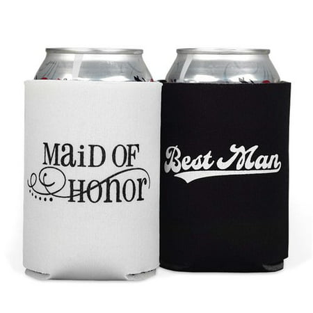 Le Prise 2 Piece Maid of Honor & Best Man Can Cooler