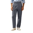 thumbnail image 2 of Jerdar Men's Solid Pleated Dress Pants, Loose Straight Fit Business Casual Long Trousers with Side Pockets, Polyester Cotton Blend Mens Lightweight Pants, 2 of 8