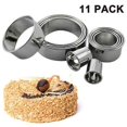 thumbnail image 1 of Cake Mold Round, Stainless Steel, With Storage Box, 11 pcs, 1 of 5
