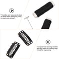 thumbnail image 3 of HAMPPLIES 1Set Hair Extensions Clip Set Black U Shape Snap Clips for Secure Wig Styling and Hair Accessories, 3 of 7