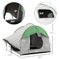 thumbnail image 4 of SUV Camping Tent , 2000mm Waterproof Truck with 3 Doors and Mesh Window, Car Camping Tailgate Tent  for 5-6 Person Camping, Outdoor Travel, Mountaineering, Fishing, Wild Survival, Green, 4 of 8