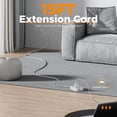 thumbnail image 2 of Cable de extensión protector contra sobretensiones Power Strip TESSAN de 15 pies, 2 of 7