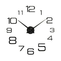 Vikakiooze Home Decor , Creative Digital DIY Wall Clock Mirror Wall Clock Home Decoration