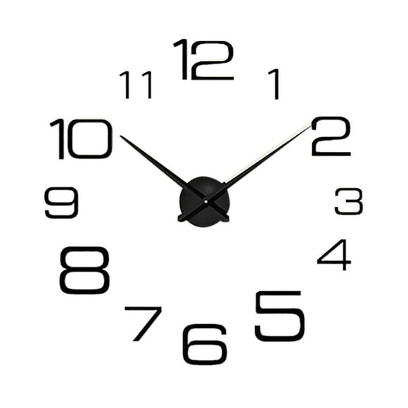 jovati Creative Digital Diy Wall Clock Mirror Wall Clock Home Decoration