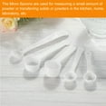 thumbnail image 6 of Uxcell Micro Spoons 2 Gram Measuring Scoop Plastic Round Bottom Mini Spoon 15 Pack, 6 of 6