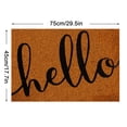 thumbnail image 2 of Clearance TOFOTL Dirt Mesh Doormat Waterproof All Weather Welcome Mat Entryway Mats For Home Indoor Outdoor Front Entrance And Back Sliding Door Washable 29.5*17.7in, 2 of 2