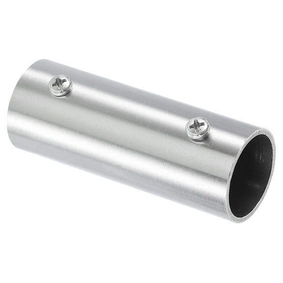 1 Pack 2-Way Straight Pipe Fitting Connector 80mm Length Fit 1" OD Pipe