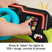 Fisher-Price Laugh & Learn Sit & Steer Driver Learning Toy for Infants & Toddlers
