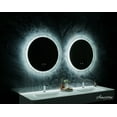 thumbnail image 4 of Frysta 30 in. Round LED Frameless Mirror with Dimmer and Defogger, 4 of 9
