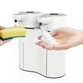 thumbnail image 1 of Dispensador Automático de Jabón para Montar en la Pared, Dispensador de Jabón Líquido y Espumante Doble Sin Contacto, 2 X 14 Oz, para Uso Comercial o Doméstico, 1 of 5