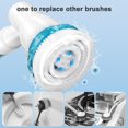 thumbnail image 6 of Zmoon Electric Spin Scrubber Cordless Power Cleaning Brush with 7 Replacement Brush Heads, Shower Cleaning Brush with Extension Arm for Bathtun Grout Floor Tile, 6 of 8
