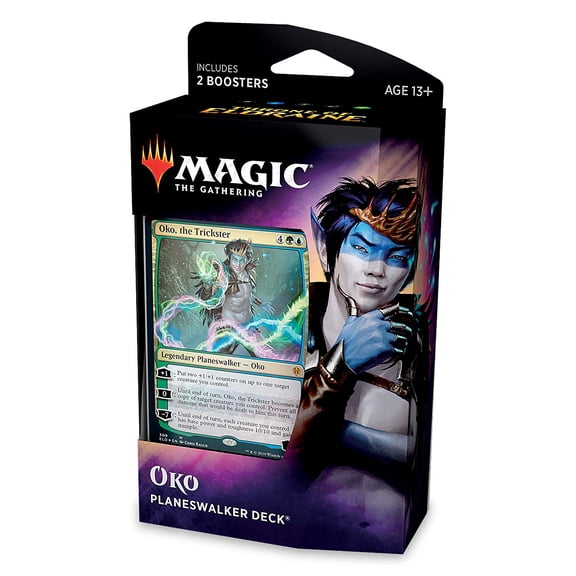 Magic: the Gathering Throne of Eldraine Oko, the Trickster Planeswalker Deck
