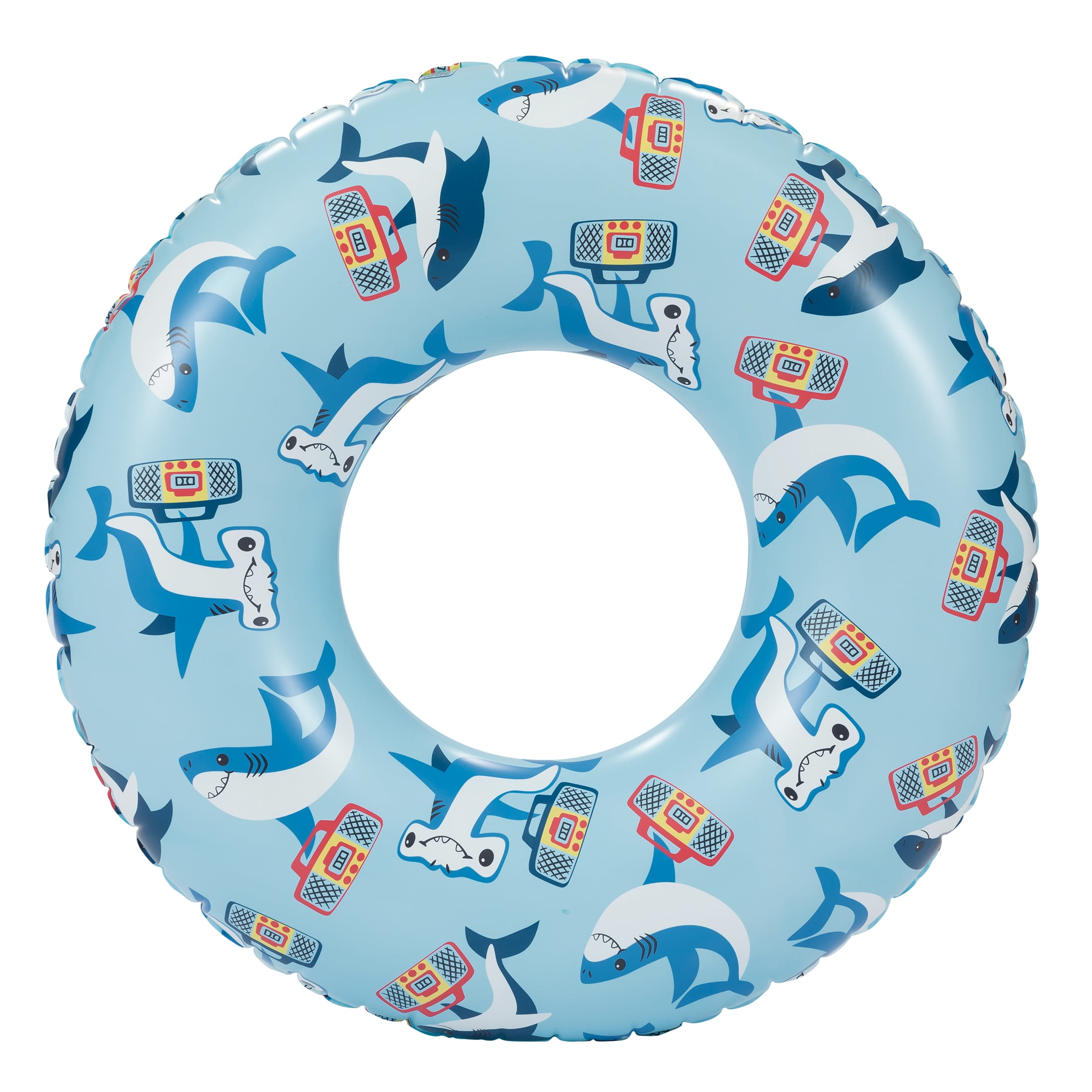 Bluescape Blue Shark Inflatable Swim Tube, Age 9 & up, Unisex