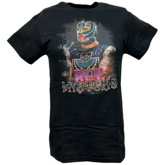 The Rey Mysterio Number One Men's Black T-shirt