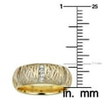 thumbnail image 2 of 14k Two Tone Gold 7.2mm Filigree Band Ring, Size 8, 2 of 2