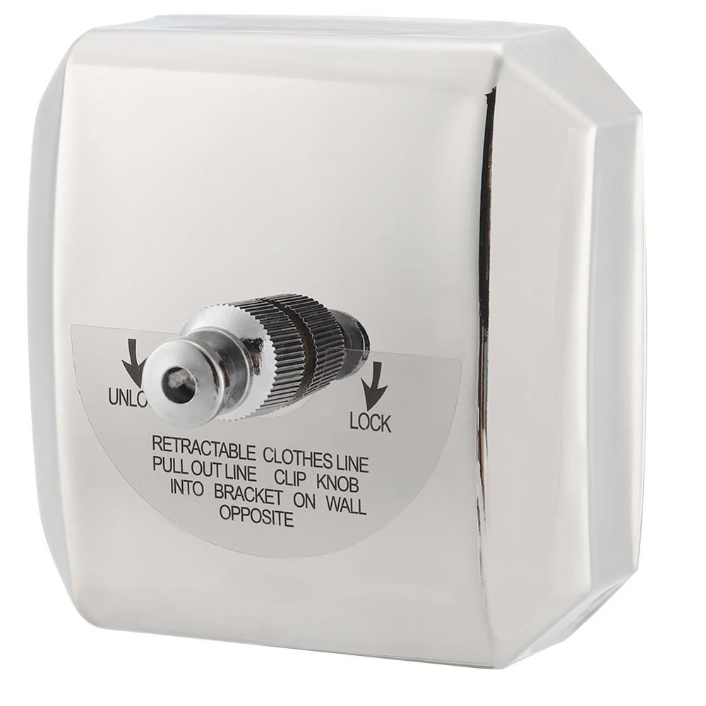 Mgaxyff Stainless Steel Clothesline, Retractable Clothes Line,Square