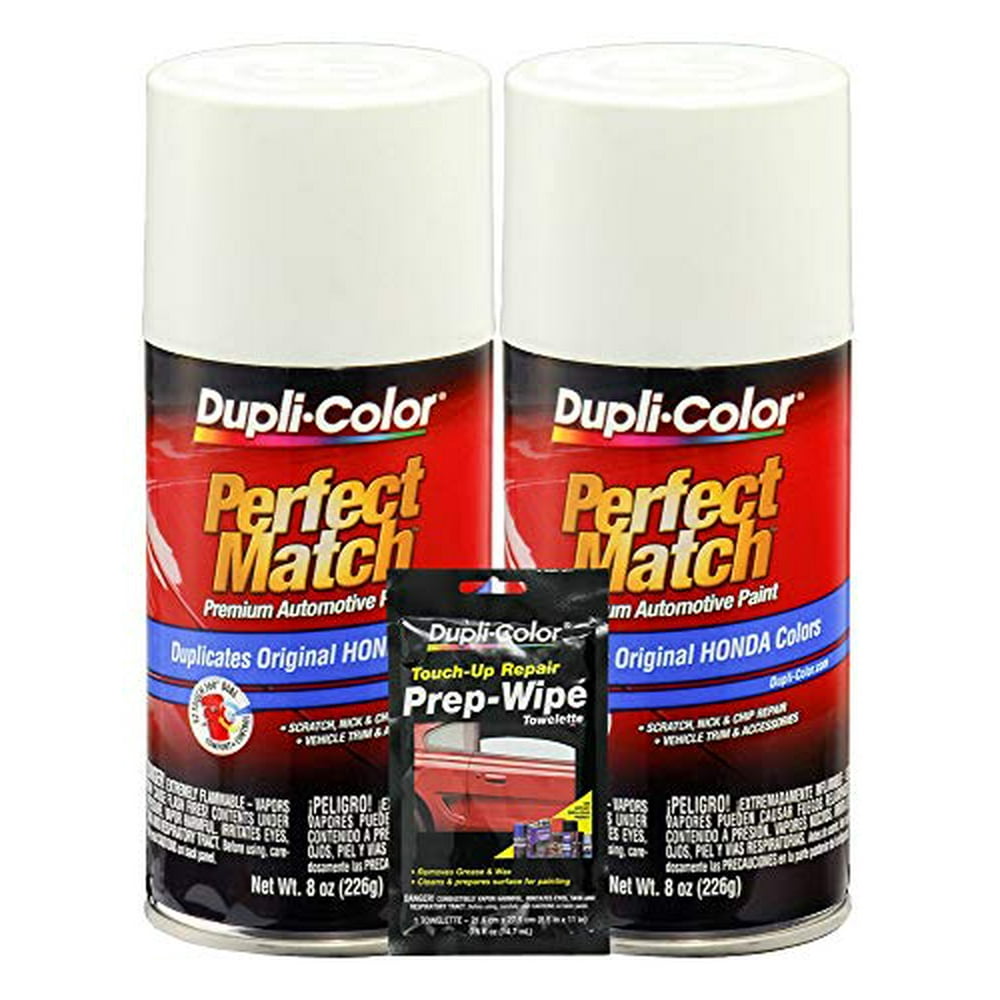SherwinWilliams Company DupliColor Taffeta White ExactMatch Automotive Paint 8 oz, Bundles
