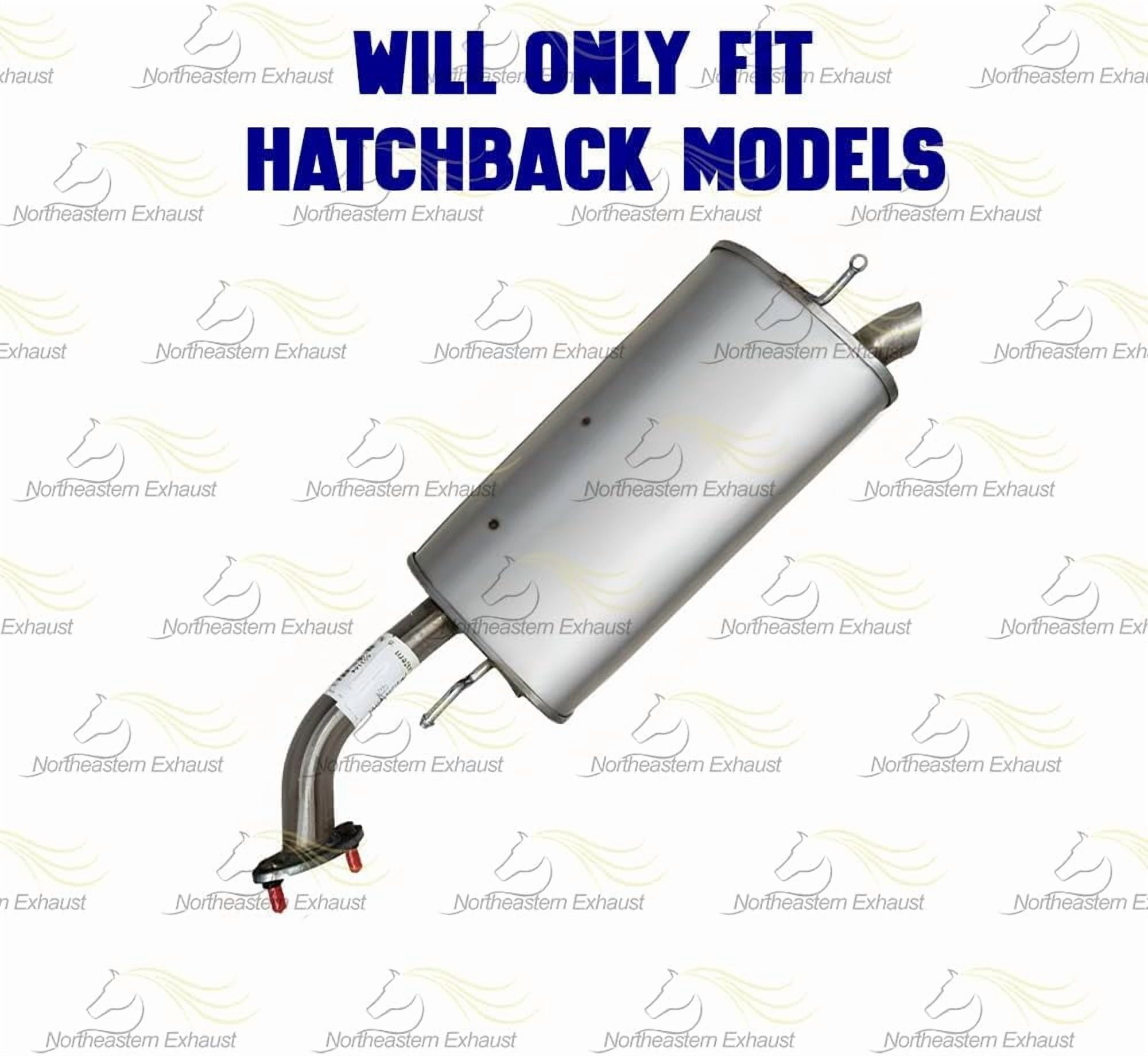 Northeastern Exhaust Stainless Steel Resonator & Muffler Fits 2004–2006 Chevrolet Aveo 1.6L & 2007–2011 Aveo5 1.6L (Hatchback Only) – Direct Fit